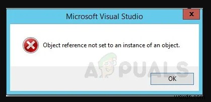 Khắc phục:Lỗi ‘Tham chiếu đối tượng không được đặt thành bản sao của đối tượng’ trên Windows 