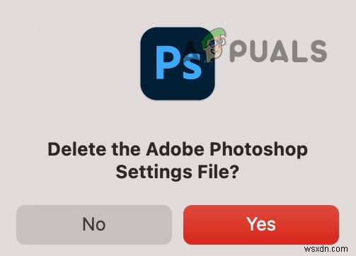 Khắc phục:“Không thể ghi tệp. Một lỗi không rõ đã xảy ra.  trên Adobe PhotoShop 