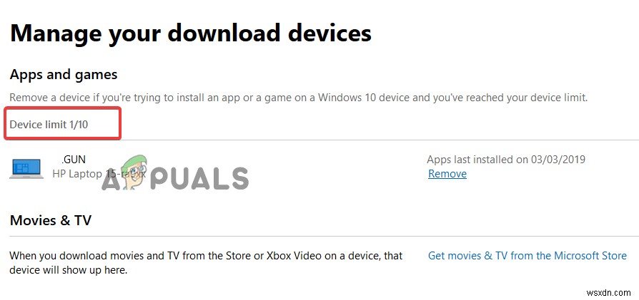 Khắc phục:Có vẻ như bạn không có bất kỳ thiết bị áp dụng nào được liên kết với tài khoản Microsoft của mình 