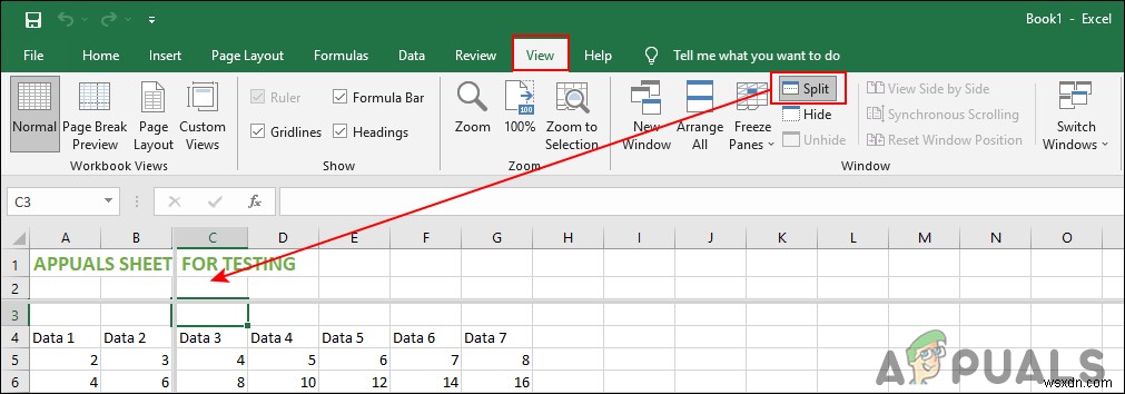 Cách cố định hàng và cột trong Microsoft Excel 