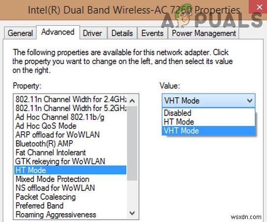 Khắc phục sự cố kết nối Intel Dual Band Wireless-AC 7260 