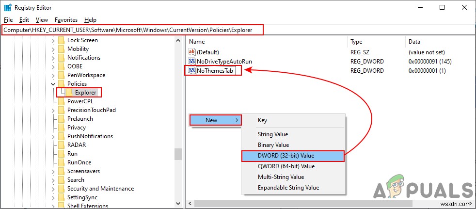 Làm thế nào để ngăn người dùng thay đổi chủ đề trong Windows 10? 