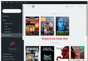 Khắc phục:Không thể cài đặt Origin Code 10.0 trên Windows 10 