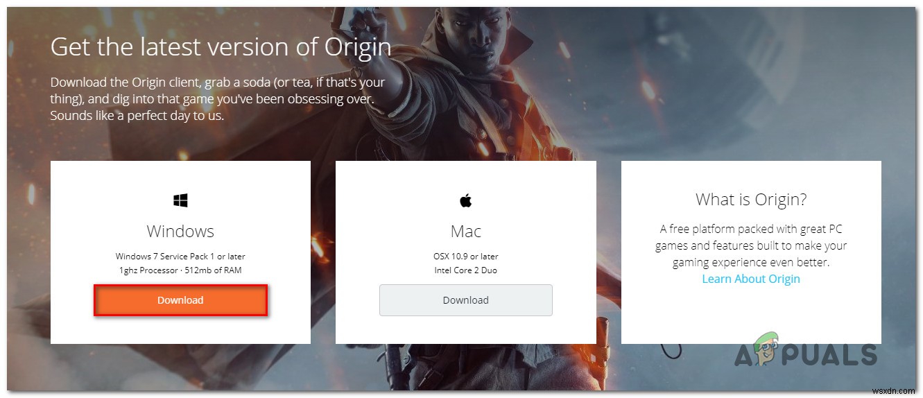 Khắc phục:Không thể cài đặt Origin Code 10.0 trên Windows 10 