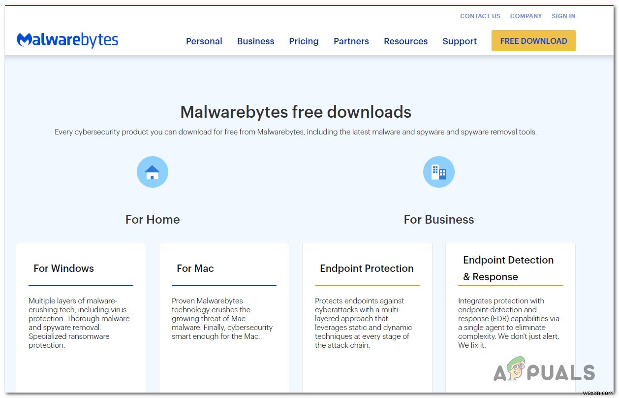 Cách sửa mã lỗi 403 với MalwareBytes 