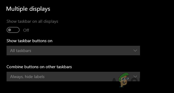 Làm thế nào để ẩn thanh tác vụ trên nhiều màn hình trong Windows 10? 