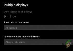 Làm thế nào để ẩn thanh tác vụ trên nhiều màn hình trong Windows 10? 