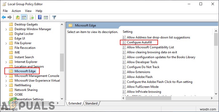 Làm cách nào để Bật hoặc Tắt Tự động điền trong Microsoft Edge? 
