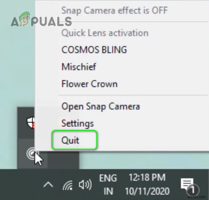Khắc phục:Không thể gỡ cài đặt Snap Camera khỏi Windows 