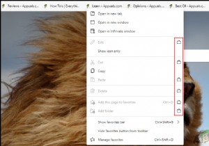 Làm cách nào để Ngăn các Thay đổi đối với Mục ưa thích trên Microsoft Edge? 