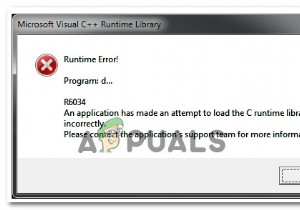 Cách sửa lỗi Visual C ++ Runtime ‘Error R6034’ 