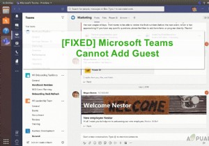 Không thể thêm khách vào Microsoft Teams 