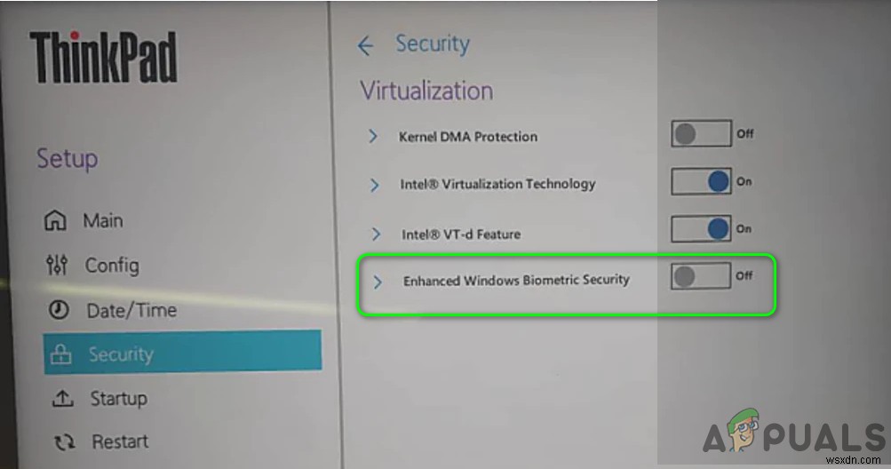 Khắc phục:Windows không khởi động sau khi bật nền tảng Windows Hypervisor 