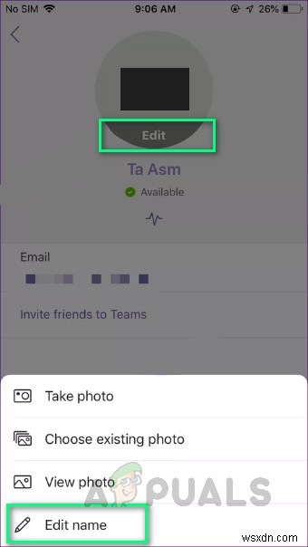 Làm thế nào để thay đổi tên trên Microsoft Teams? 