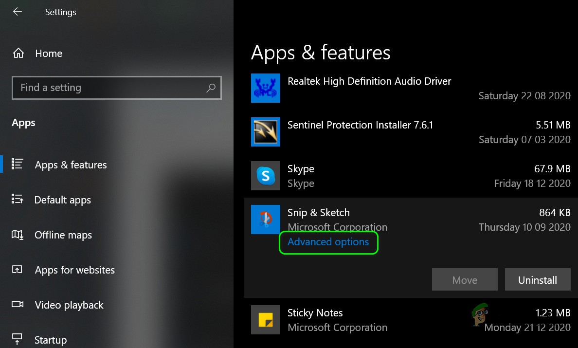 Khắc phục:Phím tắt của Windows Snipping Tool không hoạt động 