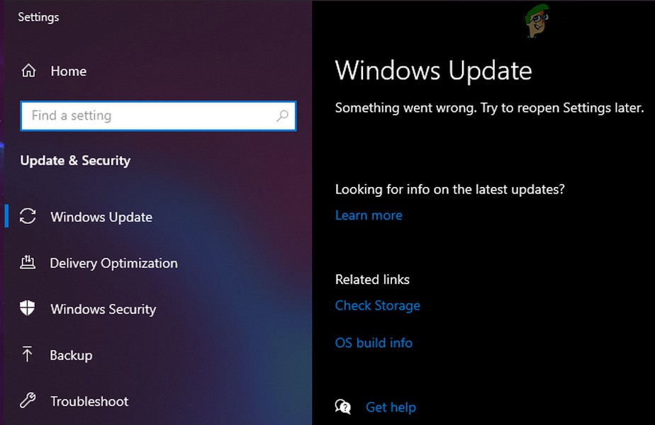 [ĐÃ CỐ ĐỊNH] ‘Đã xảy ra lỗi. Hãy thử mở lại Cài đặt sau  trong Windows 10 Update 