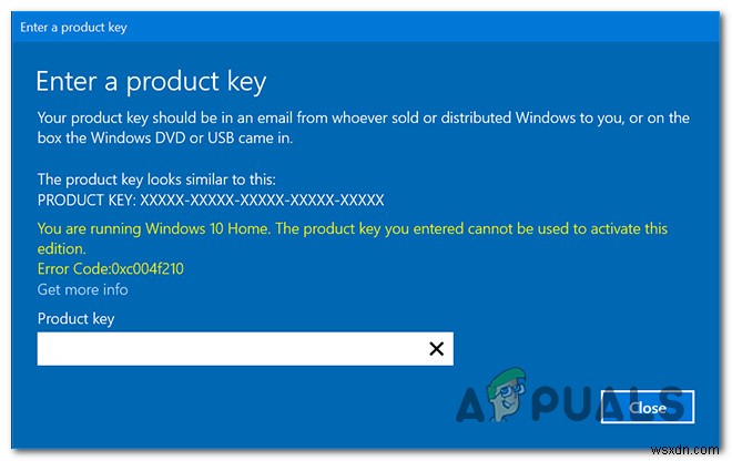 Cách khắc phục lỗi 0xc004f210 khi kích hoạt Windows 10 