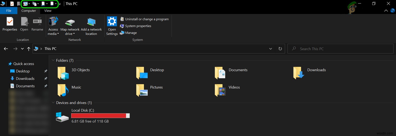 Khắc phục:Thiếu Tab Tìm kiếm ‘File Explorer (Windows 10 - 1909)’ 