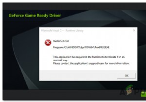 Cách sửa lỗi GeForce Experience ‘C ++ Runtime Error’ 