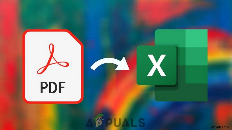 Cách nhập dữ liệu từ PDF sang Excel 