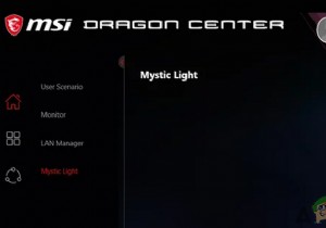 Khắc phục:MSI Mystic Light không hoạt động 