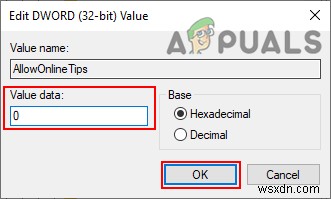 Làm thế nào để tắt Mẹo trực tuyến trong ứng dụng cài đặt Windows? 