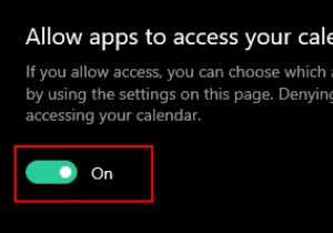 Làm cách nào để ngăn ứng dụng truy cập lịch trên Windows 10? 