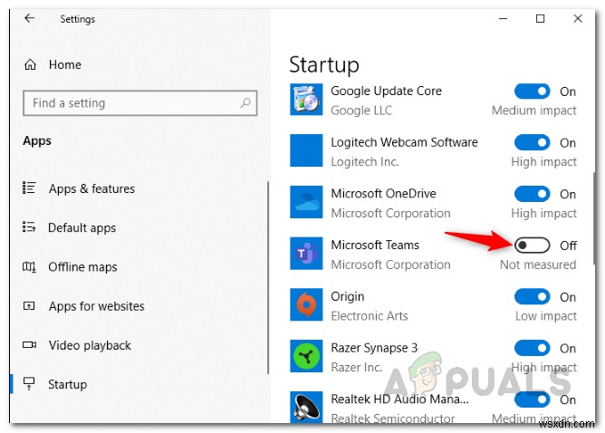 Cách ngăn Microsoft Teams khởi chạy khi khởi động 