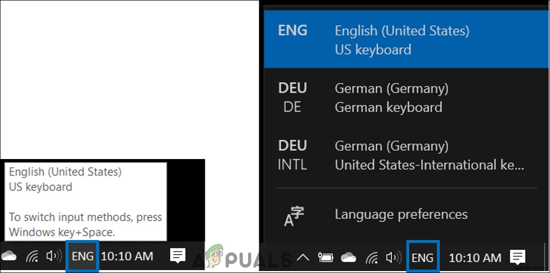 Làm thế nào để đặt phím tắt để thay đổi bố cục / ngôn ngữ bàn phím trong Windows 10? 