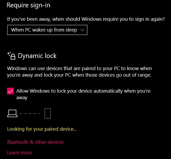 Cách cấu hình Windows Dynamic Lock với iPhone của bạn 