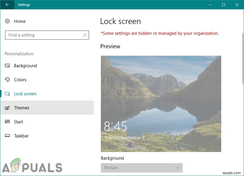 Làm thế nào để ngăn người dùng thay đổi màn hình khóa và hình ảnh đăng nhập trong Windows 10? 