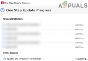 Khắc phục:Quicken One Step Update không hoạt động 