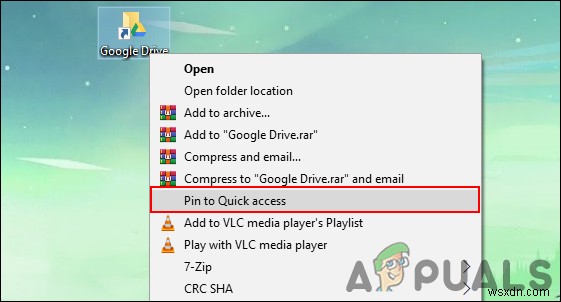 Làm cách nào để Thêm Google Drive vào Thanh bên của Windows Explorer? 