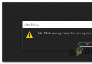 [FIX] After Effects ‘Lỗi bản vẽ không xác định’ 