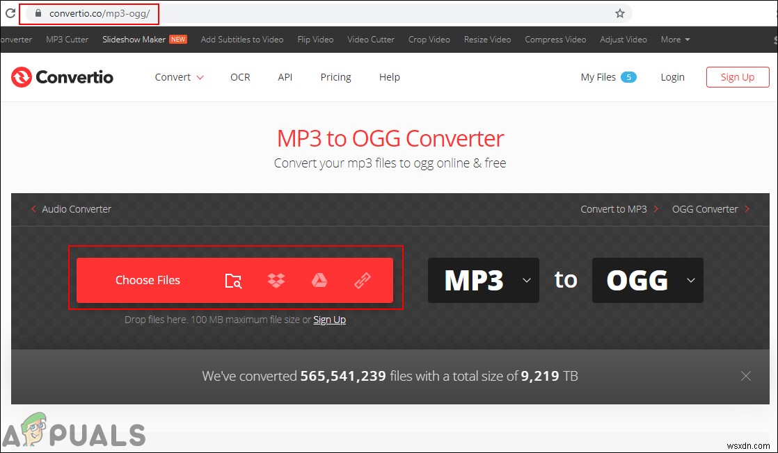 Làm thế nào để chuyển đổi MP3 sang định dạng OGG? 