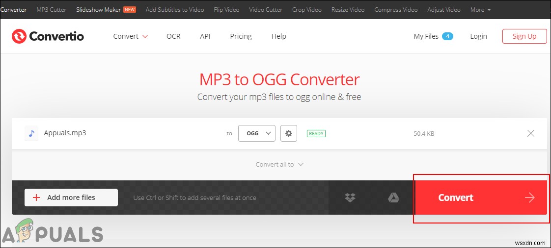 Làm thế nào để chuyển đổi MP3 sang định dạng OGG? 