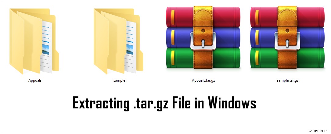 Làm cách nào để giải nén tệp .tar.gz trong Windows? 