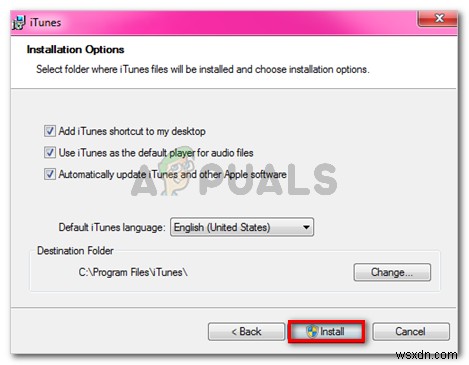 Cách khắc phục mã lỗi iTunes -50 trên Windows  sự cố tạm thời  