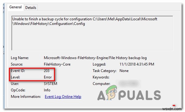 Cách sửa lỗi FileHistory 201 trên Windows 10 