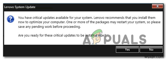 [FIX] Sự cố khi khởi động LenovoBatteryGaugePackage.dll 