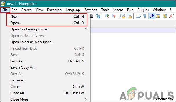 Tìm và thay thế chuỗi / ký tự / ký hiệu bằng một dòng mới trong Notepad ++ 