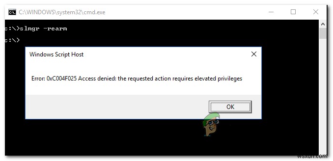 Cách khắc phục lỗi kích hoạt Windows 0xc004f025  Quyền truy cập bị từ chối  