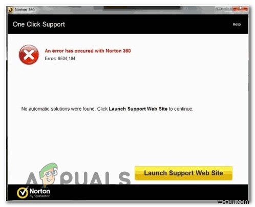 Làm thế nào để sửa lỗi Norton 360 8504 104? 