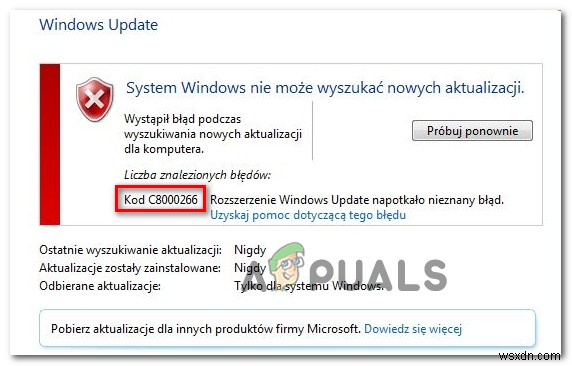 Làm thế nào để sửa lỗi cập nhật Windows 10 C8000266? 