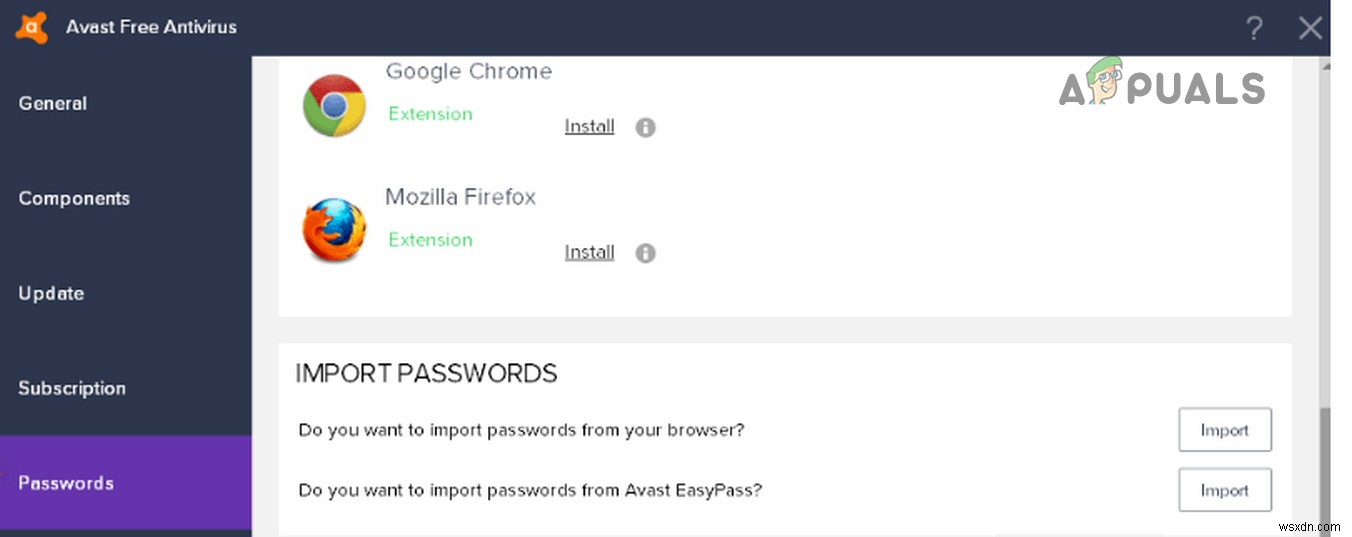 Làm thế nào để giải quyết vấn đề với Trình quản lý mật khẩu Avast? 