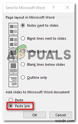 Cách khắc phục Powerpoint không thể ghi vào Microsoft Word khi tạo Tài liệu phát tay? 
