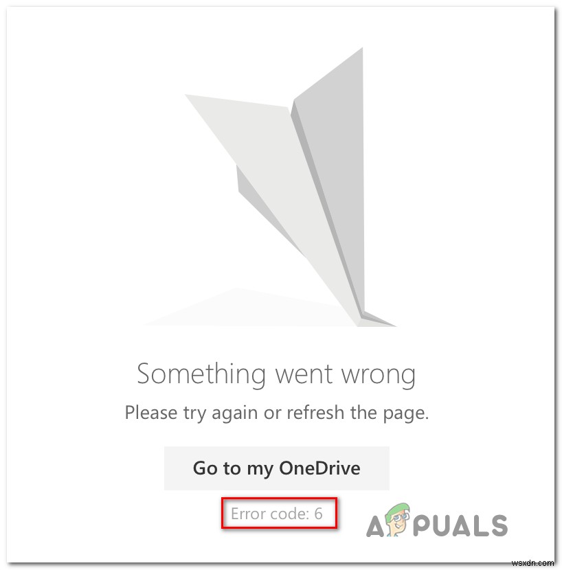 Làm thế nào để sửa mã lỗi web OneDrive 6? 