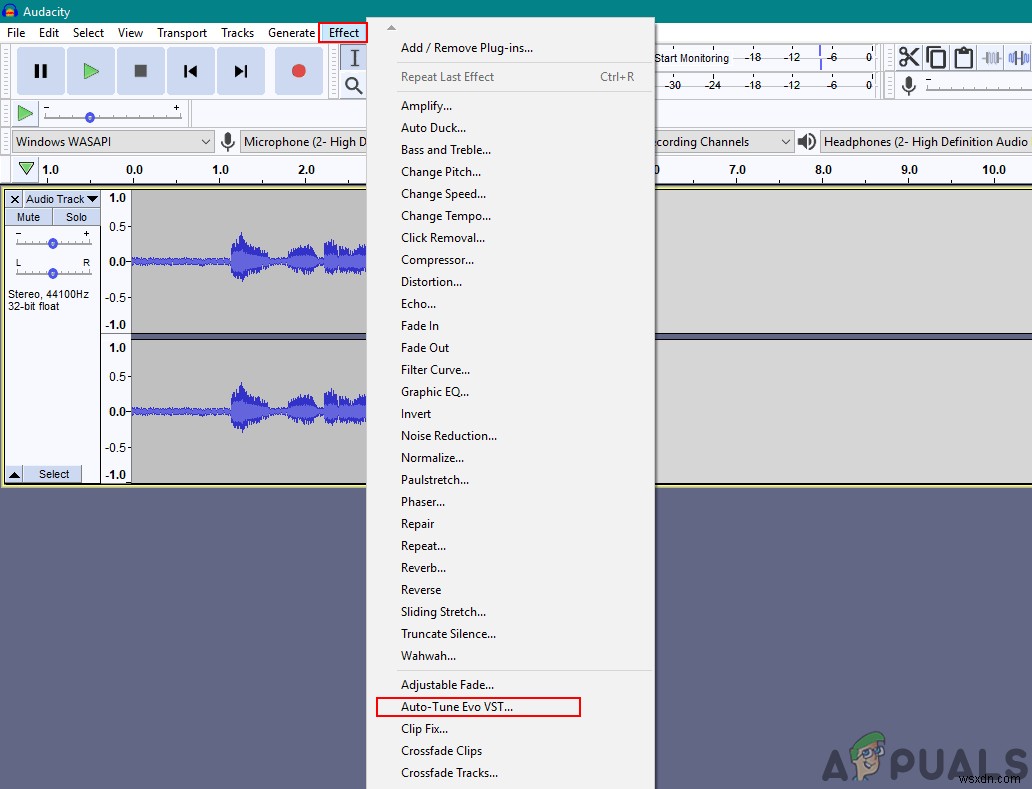 Làm thế nào để cài đặt Plugin Autotune trong Audacity? 