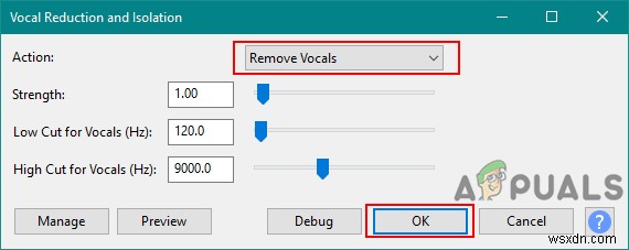 Làm thế nào để loại bỏ giọng hát trong Audacity? 