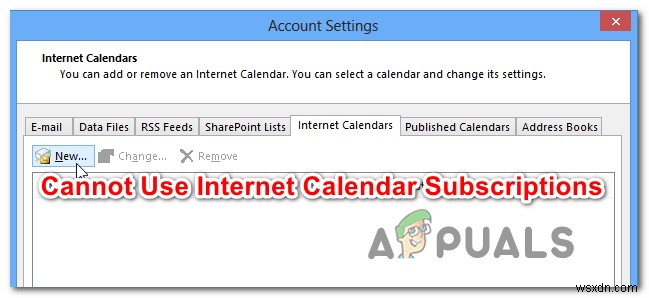 Khắc phục:Không thể thêm hoặc sử dụng lịch Internet trong Outlook 2010 và các phiên bản cũ hơn 